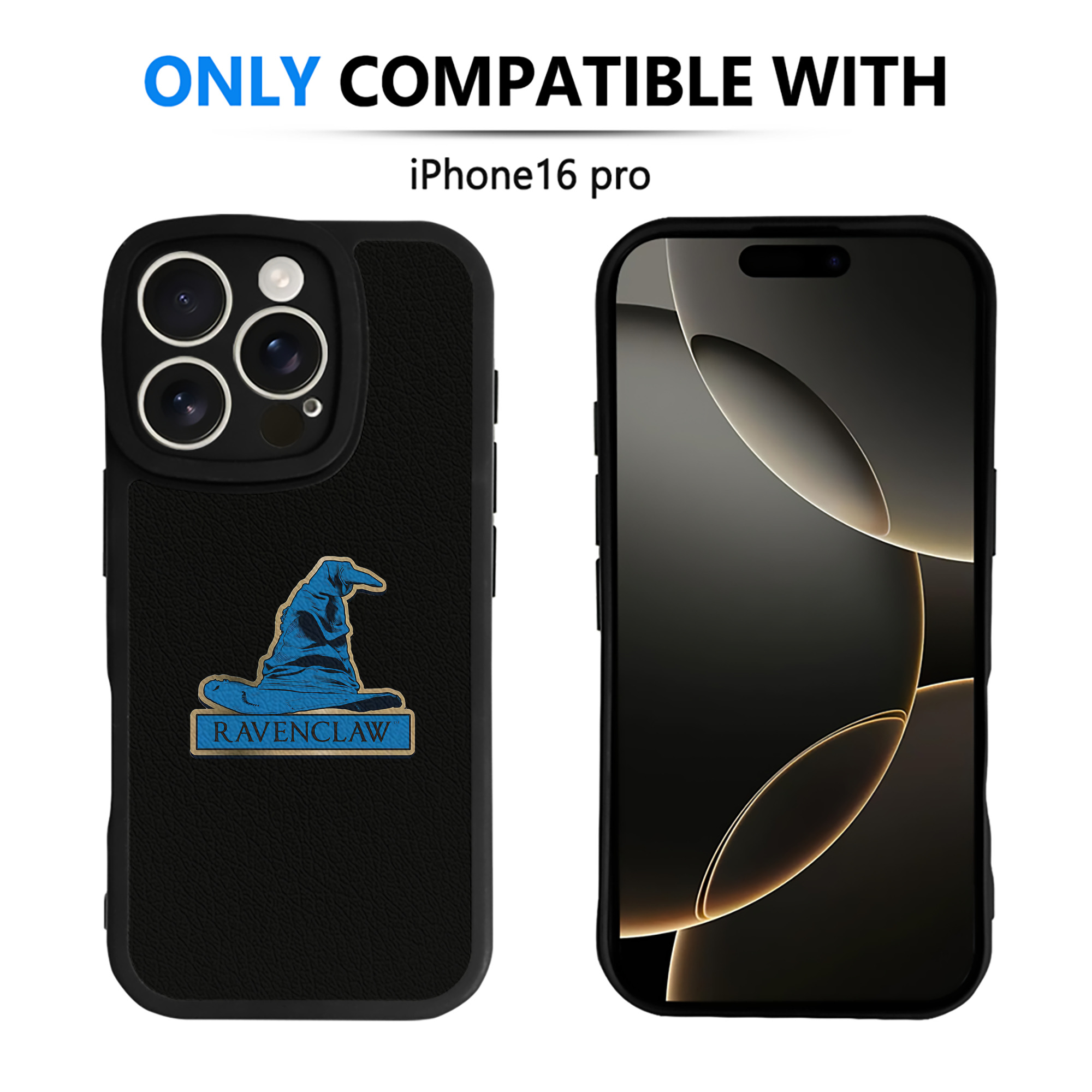 （画像用） Harry Potter ハリー・ポッターシリーズ 【iPhone 16シリーズ対応】シリコンスマホケース（レザー調） 材質：シリコン
